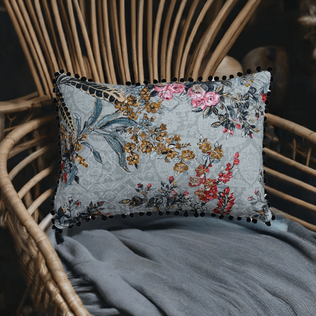 Hand Illustrated 14"X20" Decorative Pillow by Vibhsa
