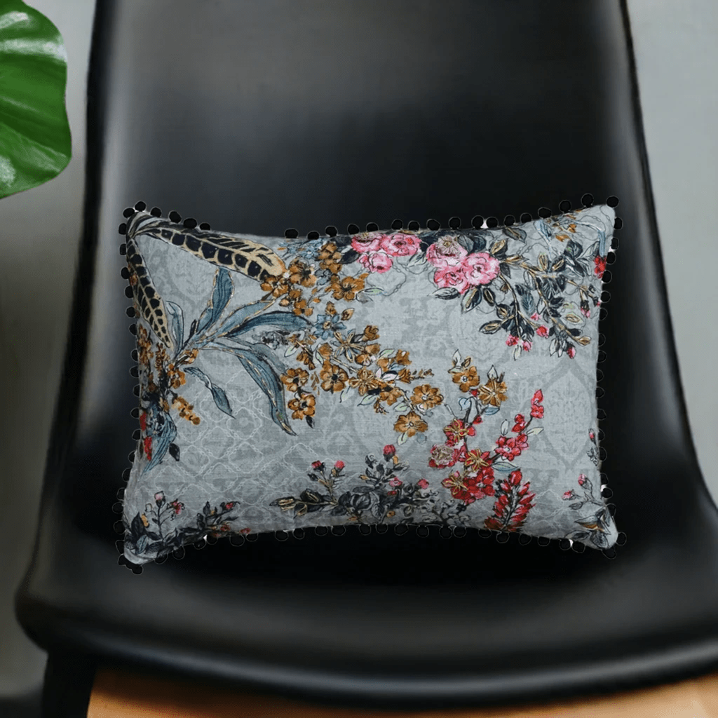 Hand Illustrated 14"X20" Decorative Pillow by Vibhsa