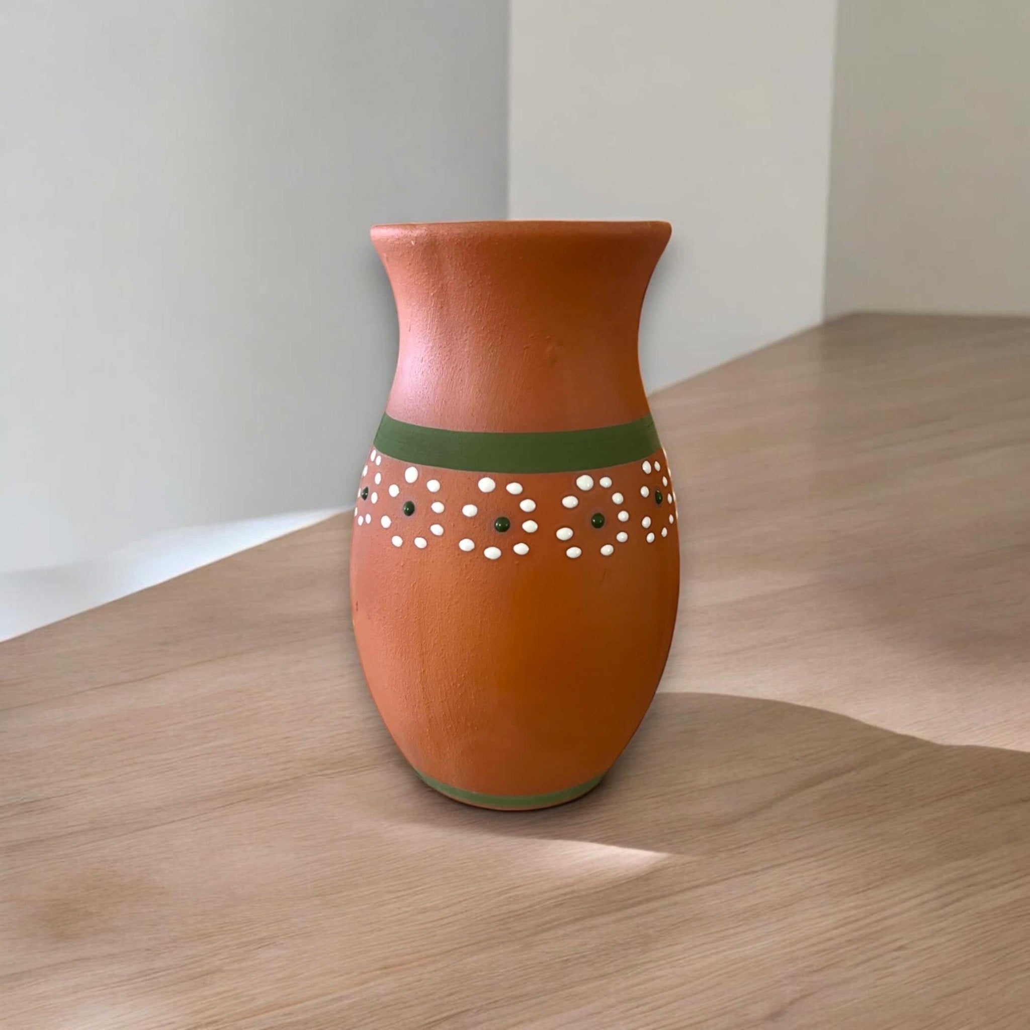 Hand - Painted Barro Talavera Vase | Vibrant Mexican Flower Pot Talavera Vase La Vie Bien Hand - Painted Barro Talavera Vase | Vibrant Mexican Flower Pot