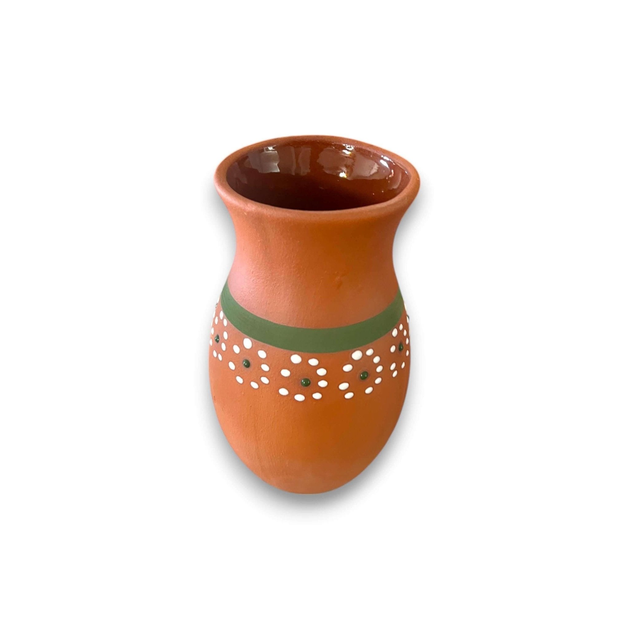 Hand-Painted Barro Talavera Vase | Vibrant Mexican Flower Pot Talavera Vase La Vie Bien Hand-Painted Barro Talavera Vase | Vibrant Mexican Flower Pot