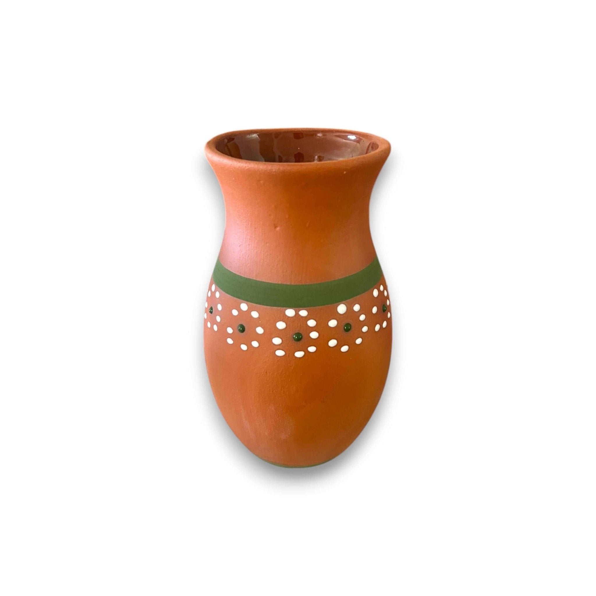 Hand-Painted Barro Talavera Vase | Vibrant Mexican Flower Pot Talavera Vase La Vie Bien Hand-Painted Barro Talavera Vase | Vibrant Mexican Flower Pot