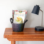 Hand Painted Folklore Recycled Rubber Planter Patio & Garden Accessories La Vie Bien Hand Painted Folklore Recycled Rubber Planter