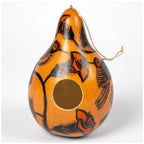 Hand Painted Gourd Birdhouse Backyard Habitat La Vie Bien Hand Painted Gourd Birdhouse