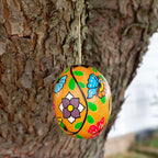 Hand Painted Gourd Birdhouse Backyard Habitat La Vie Bien Hand Painted Gourd Birdhouse