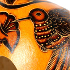 Hand Painted Gourd Birdhouse Backyard Habitat La Vie Bien Hand Painted Gourd Birdhouse
