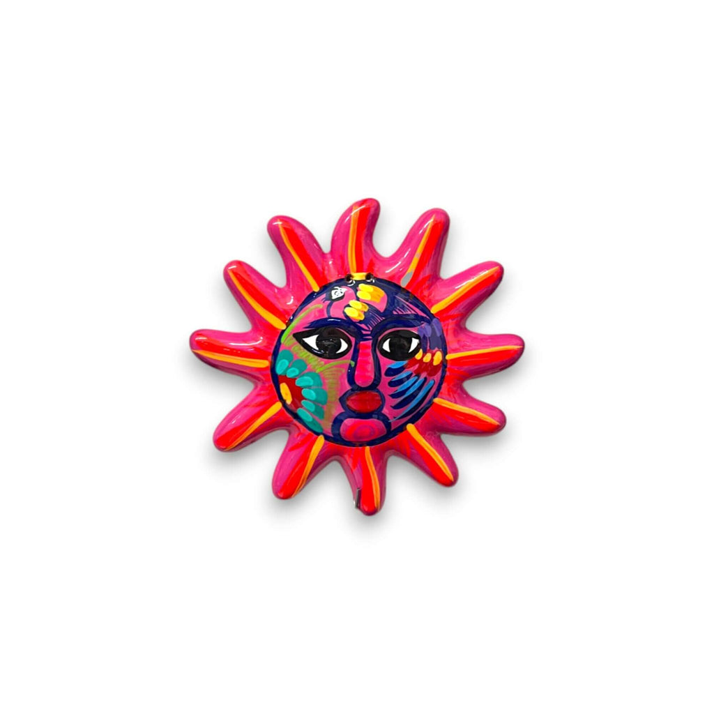Hand - Painted Guerrero Sun Wall Art | Mexican Folk Decor Guerrero Wall Art La Vie Bien Hand - Painted Guerrero Sun Wall Art | Mexican Folk Decor