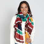 Hand-Painted Horizon Scarf Scarves & Bandanas La Vie Bien Hand-Painted Horizon Scarf