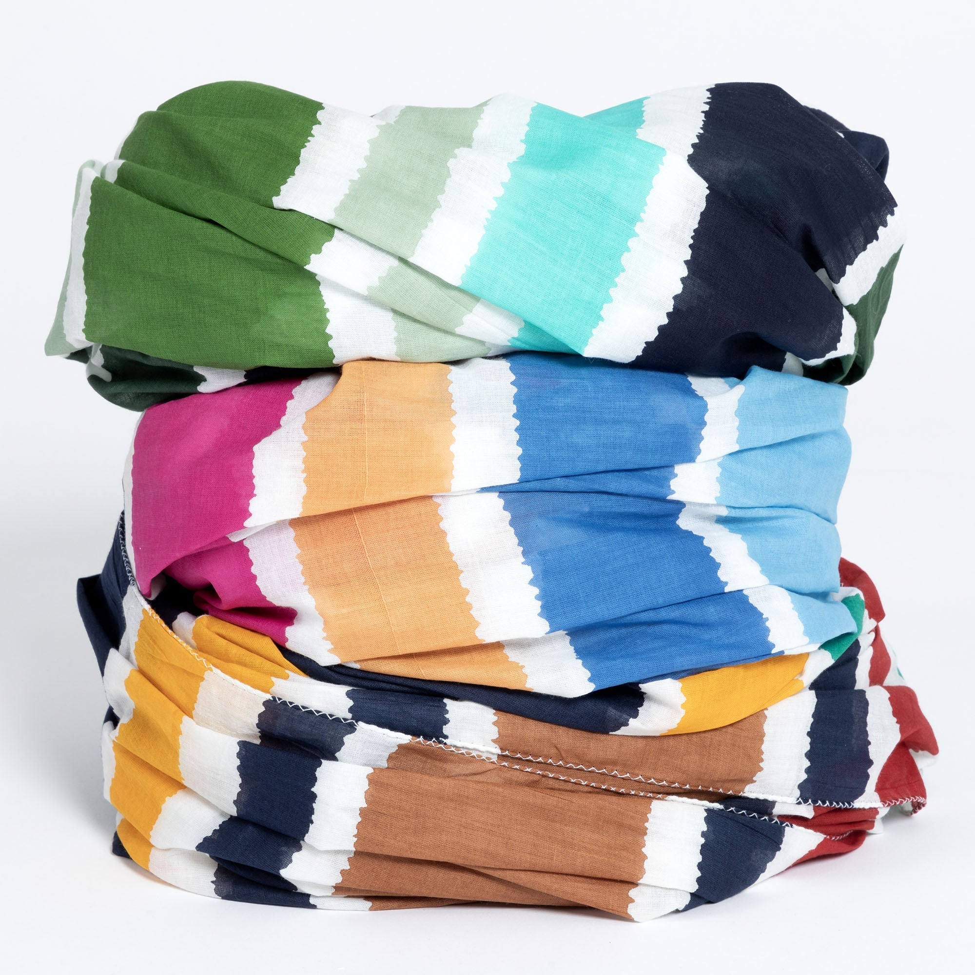 Hand-Painted Horizon Scarf Scarves & Bandanas La Vie Bien Hand-Painted Horizon Scarf