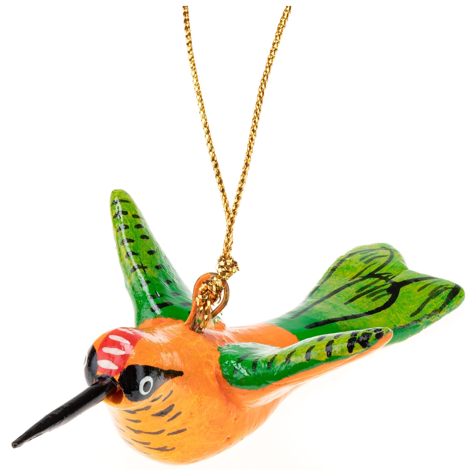 Hand-Painted Hummingbird Ornament Animal-themed Ornament La Vie Bien Hand-Painted Hummingbird Ornament