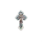 Hand - Painted Stoneware Cross Home La Vie Bien Hand - Painted Stoneware Cross