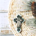 Hand - Painted Stoneware Cross Home La Vie Bien Hand - Painted Stoneware Cross