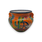 Hand-Painted Talavera Cactus Flower Pot | Desert Michoacana Planter Talavera Planter La Vie Bien Hand-Painted Talavera Cactus Flower Pot | Desert Michoacana Planter