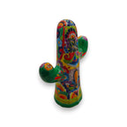 Hand-Painted Talavera Cactus | Vibrant Mexican Ceramic Art