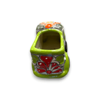 Hand-Painted Talavera Car Planter | Colorful Ceramic Car Statue (Small)