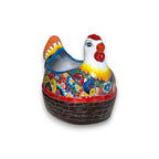 Talavera Chicken Planter | Hand-Painted Mexican Ceramic Statue