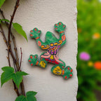 Hand - Painted Talavera Frog | Mexican Wall Art Figurine Talavera Wall Art La Vie Bien Hand - Painted Talavera Frog | Mexican Wall Art Figurine
