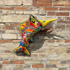 Hand - Painted Talavera Marlin Wall Art | Colorful Sailfish Mexican Decor (Large) Talavera Wall Art La Vie Bien Hand - Painted Talavera Marlin Wall Art | Colorful Sailfish Mexican Decor (Large)
