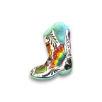 Hand - Painted Talavera Mexican Boot Flower Pot | Colorful Small Talavera Planter Talavera Planter La Vie Bien Hand - Painted Talavera Mexican Boot Flower Pot | Colorful Small Talavera Planter
