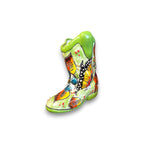 Hand - Painted Talavera Mexican Boot Flower Pot | Colorful Small Talavera Planter Talavera Planter La Vie Bien Hand - Painted Talavera Mexican Boot Flower Pot | Colorful Small Talavera Planter