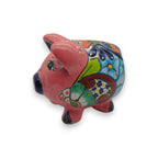 Hand-Painted Talavera Piggy Bank | Mexican Folk Art Design Talavera Piggy Bank La Vie Bien Hand-Painted Talavera Piggy Bank | Mexican Folk Art Design