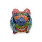 Hand-Painted Talavera Piggy Bank | Mexican Folk Art Design Talavera Piggy Bank La Vie Bien Hand-Painted Talavera Piggy Bank | Mexican Folk Art Design