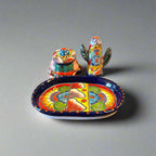 Talavera Salt and Pepper Shakers | Cactus & Panchito Design