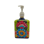 Hand-Painted Talavera Soap Pump | Colorful Ceramic Dispenser Talavera Soap Dispenser La Vie Bien Hand-Painted Talavera Soap Pump | Colorful Ceramic Dispenser