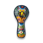 Hand-Painted Talavera Spoon Rest | Colorful Mexican Kitchen Decor Talavera Spoon Rest La Vie Bien Hand-Painted Talavera Spoon Rest | Colorful Mexican Kitchen Decor