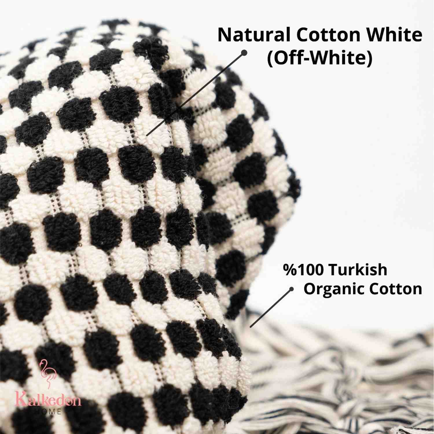 Pom Pom Turkish cotton Hand woven Towel