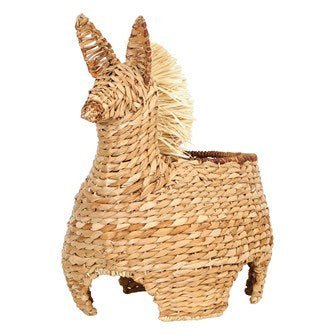 Hand - Woven Bankuan Llama Basket Accent Decor La Vie Bien Hand - Woven Bankuan Llama Basket