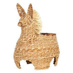 Hand - Woven Bankuan Llama Basket Accent Decor La Vie Bien Hand - Woven Bankuan Llama Basket