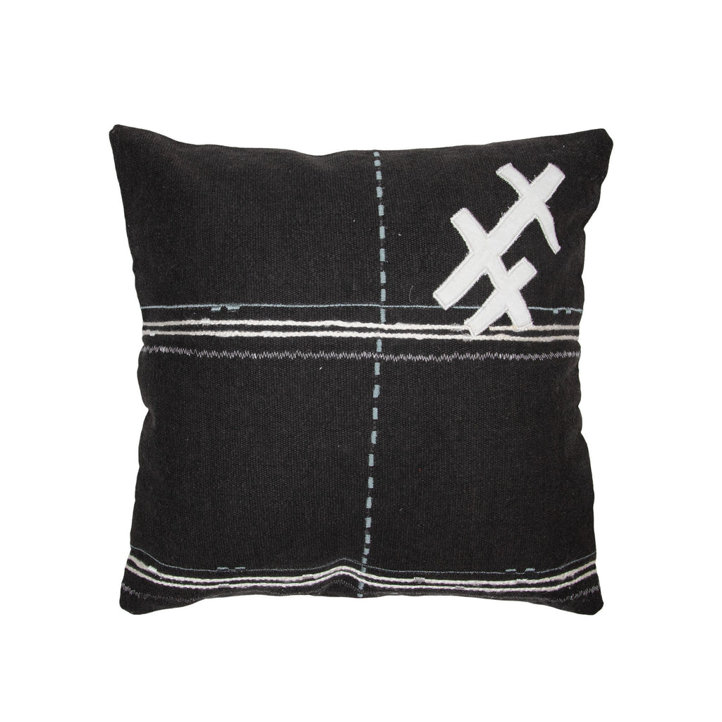 Hand Woven Grayson Pillow pillow La Vie Bien Hand Woven Grayson Pillow