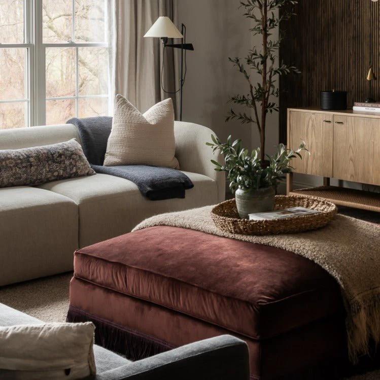 Hand-Woven Seagrass Display Tray by White Cliff Studio