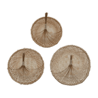 Hand-Woven Seagrass Storage Baskets, Set of 3 by White Cliff Studio