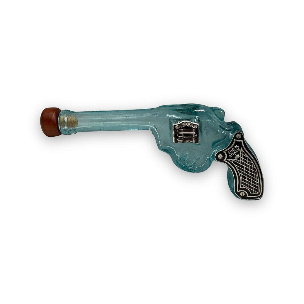Handblown Mexican Shot Glass Set | Revolver Decanter Display Mexican Decanter La Vie Bien Handblown Mexican Shot Glass Set | Revolver Decanter Display