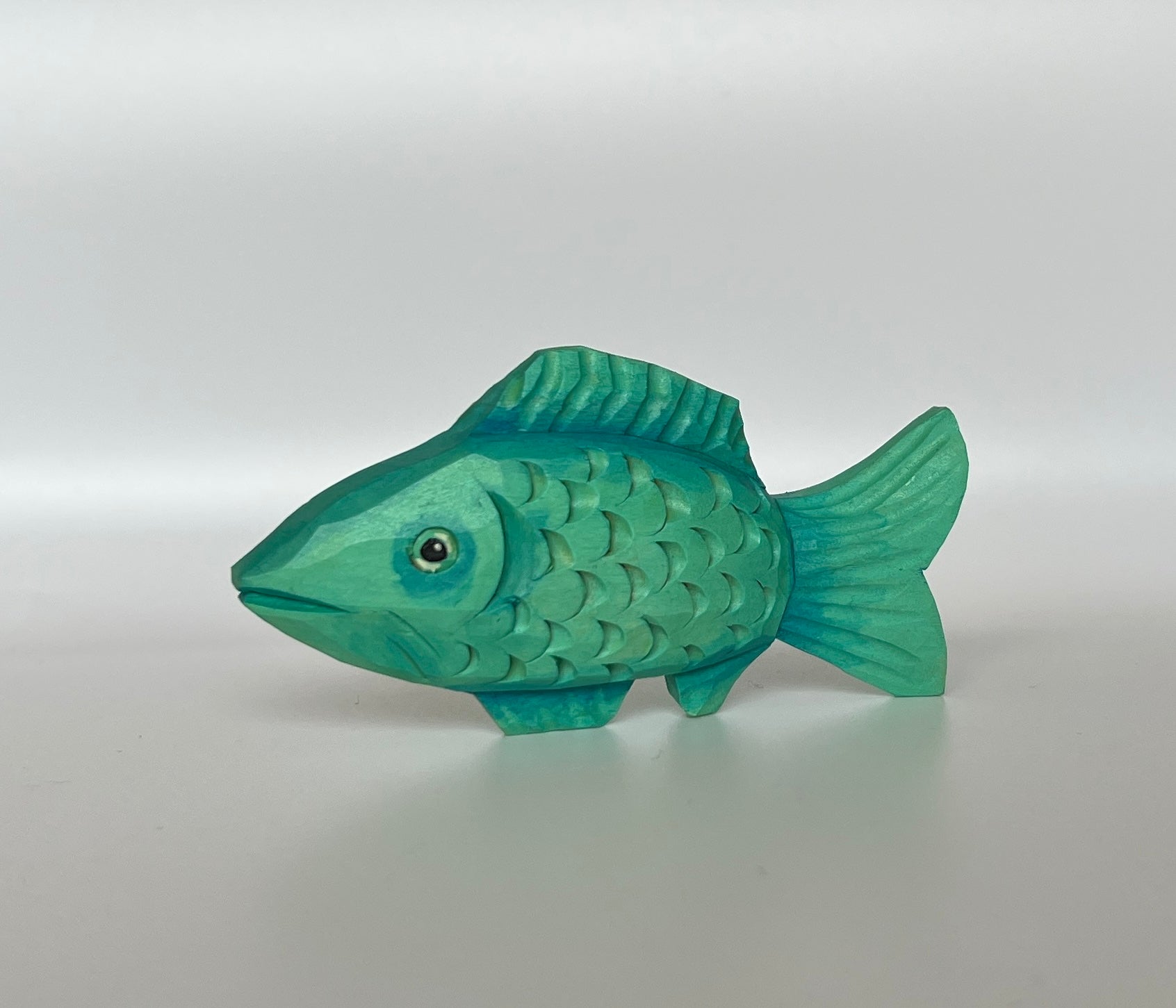 Hand Carved Wooden Fish