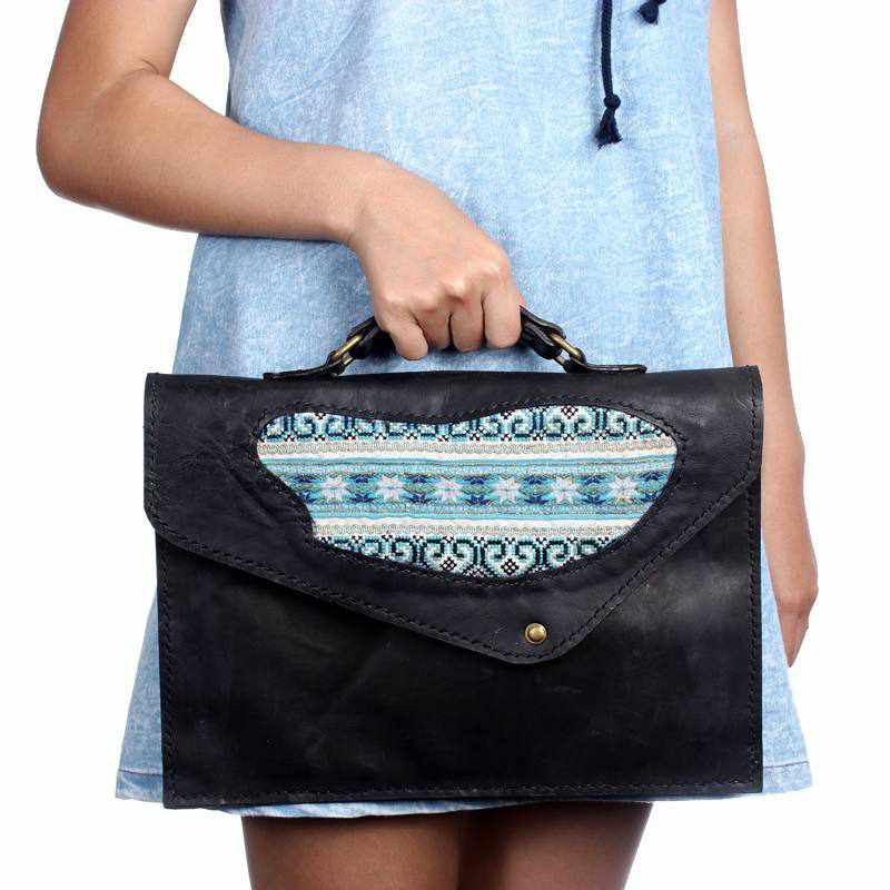Handcrafted Boho - chic Jacket Sleeve Laptop Bag - Thailand Bags La Vie Bien Handcrafted Boho - chic Jacket Sleeve Laptop Bag - Thailand