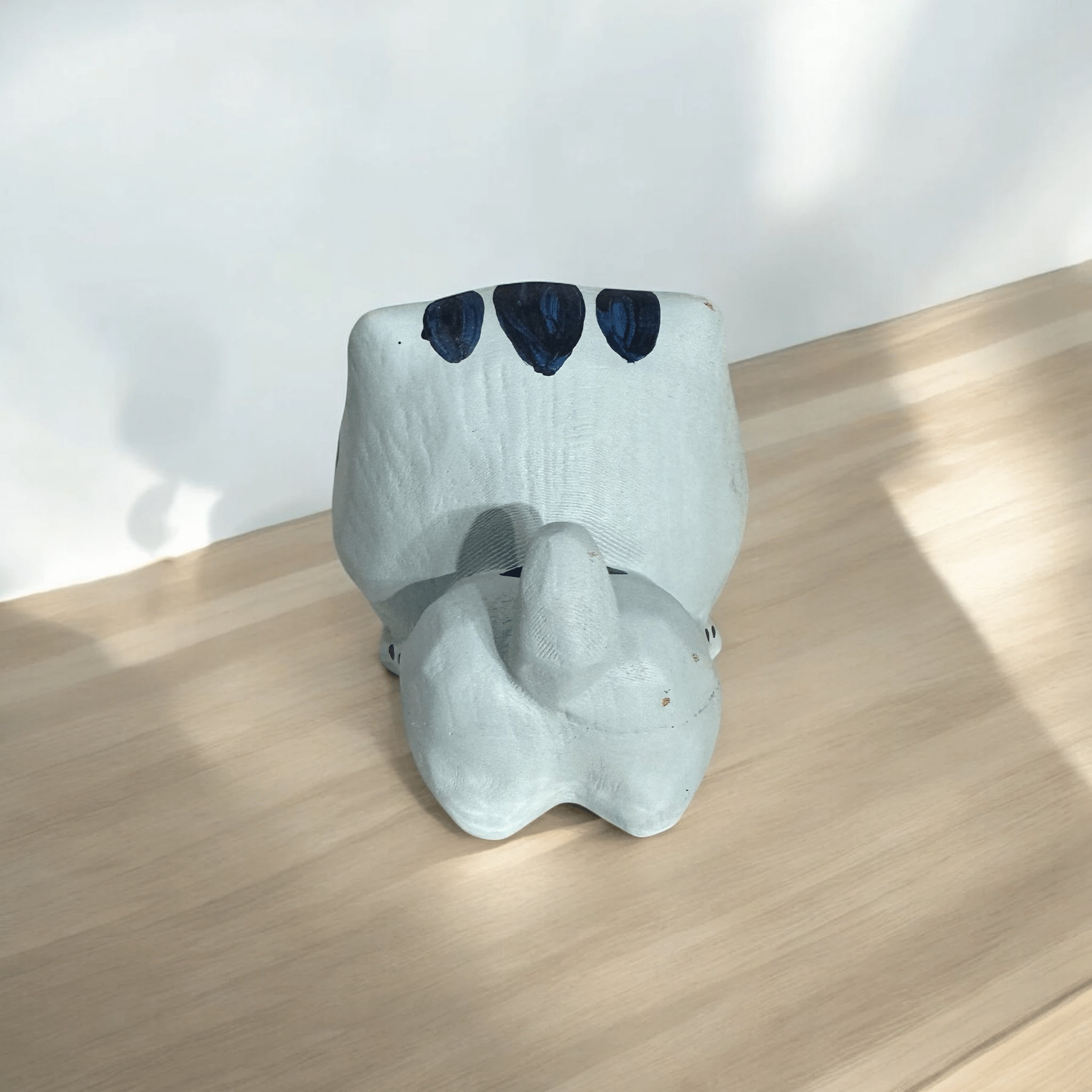 Handcrafted Cute Cat Wooden Percussion Instrument by Music Frog Co