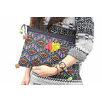 Handcrafted Embroidered Clutch | iPad Bag - Thailand Bags La Vie Bien Handcrafted Embroidered Clutch | iPad Bag - Thailand