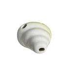 Handcrafted Lime Green Seashell Ceramic Ocarina – Musical Instrument by Music Frog Co