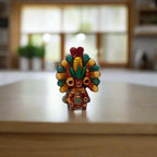Handcrafted Mexican Shot Glass | Aztec Warrior Design Aztec Decor La Vie Bien Handcrafted Mexican Shot Glass | Aztec Warrior Design