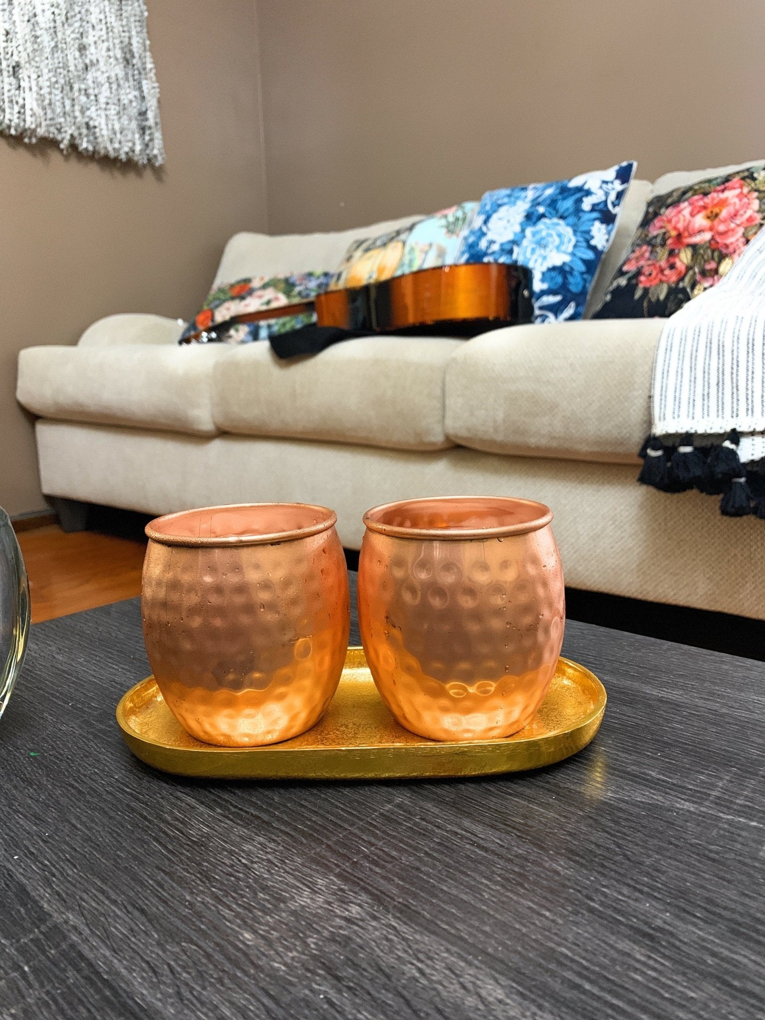 Handcrafted Moscow Mule Mugs, Set of 4 by Vibhsa