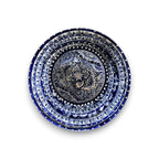 Talavera Dinnerware Set | 40-Piece Blue & White Tableware for 8