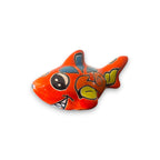 Colorful Talavera Shark Figurine | Handcrafted Mexican Pottery Decor