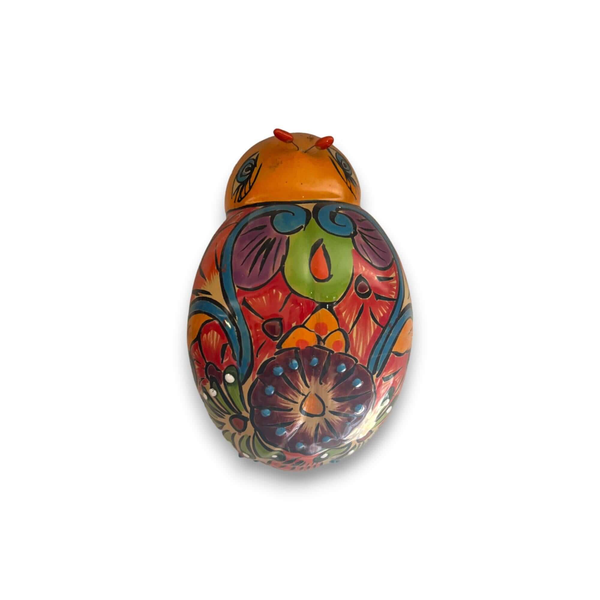 Handcrafted Talavera Ladybug Wall Art | Colorful Mexican Ceramic Decor (Medium) Talavera Wall Art La Vie Bien Handcrafted Talavera Ladybug Wall Art | Colorful Mexican Ceramic Decor (Medium)