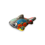 Colorful Talavera Shark Figurine | Handcrafted Mexican Pottery Decor