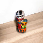 Handcrafted Talavera Skeleton Statue | Vibrant Day of the Dead Calavera Decor Talavera Day of the Dead Statue La Vie Bien Handcrafted Talavera Skeleton Statue | Vibrant Day of the Dead Calavera Decor