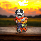 Handcrafted Talavera Skeleton Statue | Vibrant Day of the Dead Calavera Decor Talavera Day of the Dead Statue La Vie Bien Handcrafted Talavera Skeleton Statue | Vibrant Day of the Dead Calavera Decor