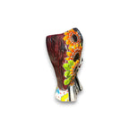 Talavera Sunflower Skull Planter | Handcrafted Day of the Dead Pot