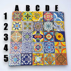 Handcrafted Talavera Tile Serving Tray | Mexican Wooden Tray Mexican Serving Tray La Vie Bien Handcrafted Talavera Tile Serving Tray | Mexican Wooden Tray